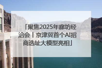 聚焦2025年廊坊经洽会丨京津冀首个AI招商选址大模型亮相