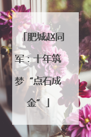 肥城赵同军：十年筑梦“点石成金”