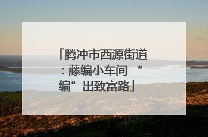 腾冲市西源街道：藤编小车间 “编”出致富路