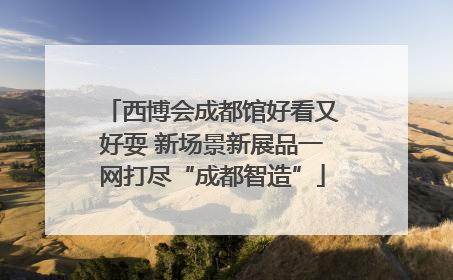 西博会成都馆好看又好耍 新场景新展品一网打尽“成都智造”