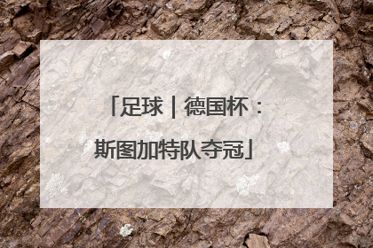 足球｜德国杯：斯图加特队夺冠