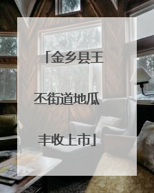 金乡县王丕街道地瓜丰收上市