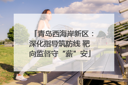 青岛西海岸新区：深化指导筑防线 靶向监督守“薪”安