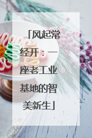 风起常经开：一座老工业基地的智美新生