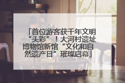 首位游客获千年文明“头彩”！大河村遗址博物馆新馆“文化和自然遗产日”璀璨启幕