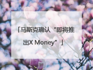 马斯克确认“即将推出X Money”