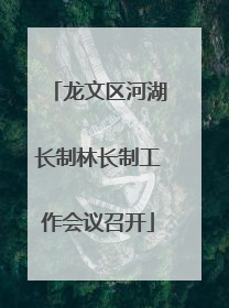 龙文区河湖长制林长制工作会议召开