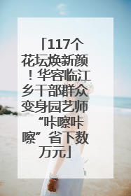 117个花坛焕新颜！华容临江乡干部群众变身园艺师 “咔嚓咔嚓”省下数万元