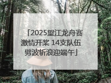 2025望江龙舟赛激情开桨 14支队伍劈波斩浪迎端午