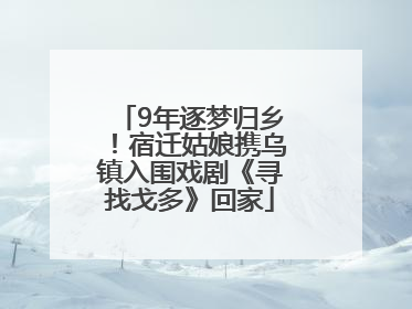 9年逐梦归乡！宿迁姑娘携乌镇入围戏剧《寻找戈多》回家